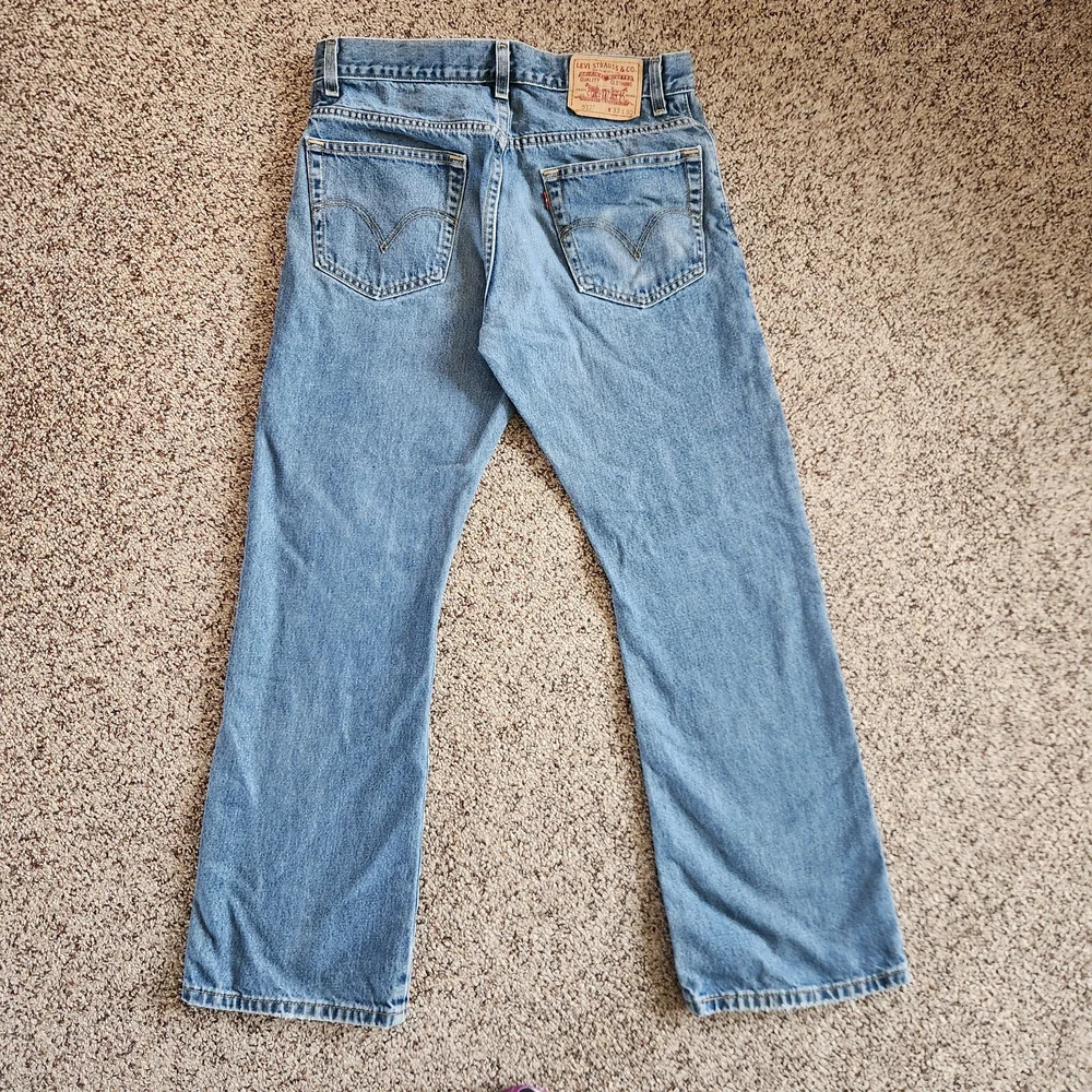 Levi's 517 Bootcut Men's Blue Jeans Size 33x30 - Picture 4 of 14